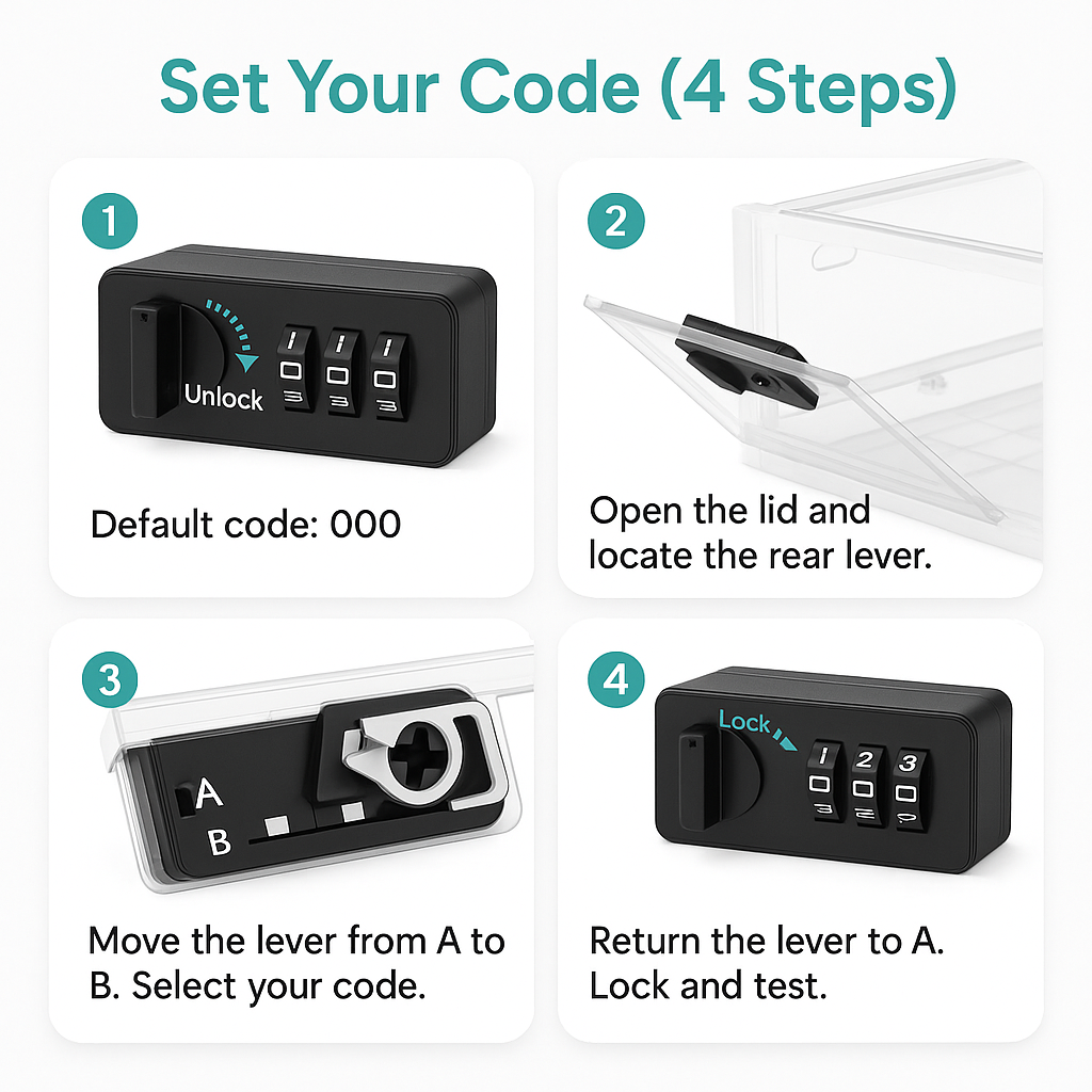 FitVault™ — Lockable Fridge Box